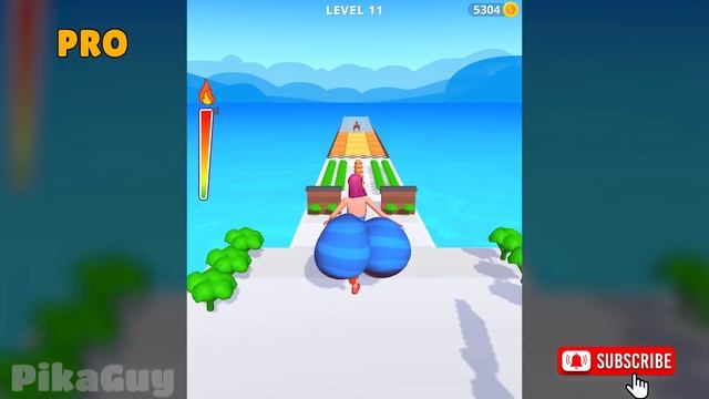 NOOB vs PRO vs HACKER vs GOD in Twerk Race 3D смотреть онлайн