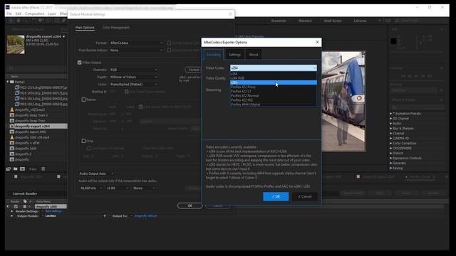AfterCodecs Quick Start Tutorial смотреть онлайн