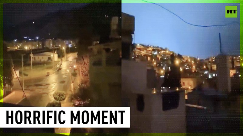 Alleged moment terrifying earthquake hits Türkiye