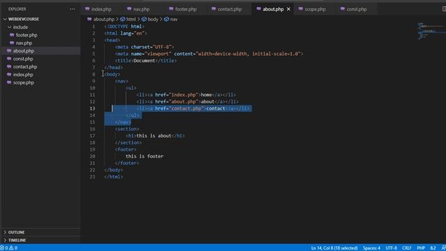 php - include and require function in hindi/urdu | lec #20 | @thecodecollege