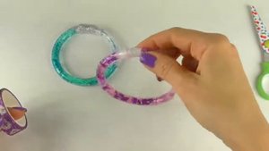 Loom Planet! DIY ИДЕИ ДЛЯ ПОДАРКОВ _ БРАСЛЕТ С ЖИДКОСТЬЮ и блестками _ УКРАШЕНИЯ своими руками + ПР