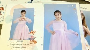 Выпускной альбом для детского сада «Лайт» 2 разворота. Дизайн «Лисички».