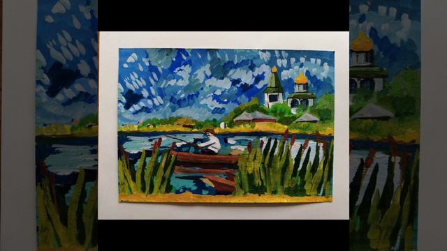 Выставка работ учащихся отделения ДПИ, посвященная реке Дон!! смотреть онлайн