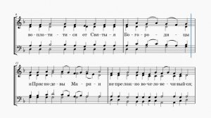 Единородный Сыне - Ю. Костюк (все партии)