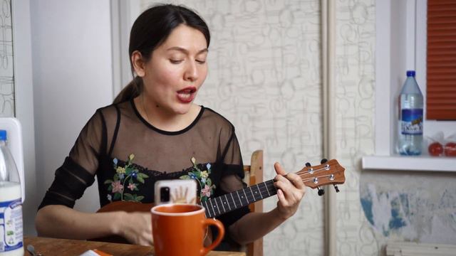 Your Heart Is As Black As Night (Melody Gardot ukulele cover w/chords) | 4K смотреть онлайн