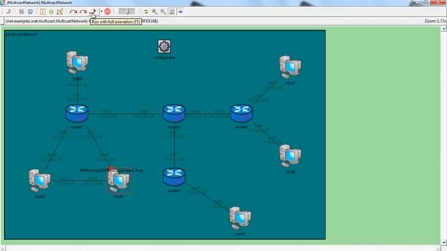 Multicast Routing Protocol using Omnet++ | omnet++ projects