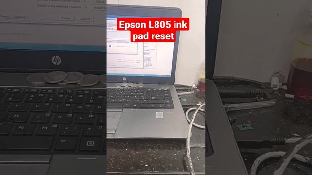 Epson L805 L800 L810 L850 ink pad reset