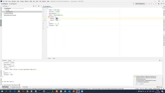 1. Создание простого Web серверного приложения на Node.JS (express) и typescript смотреть онлайн