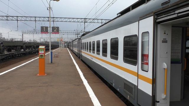 Электропоезд ЭП2Д-0094 ЦППК станция Петелино смотреть онлайн