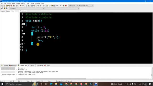 C SERIES - Looping statements (for, while, do...while) | break and continue keyword #cprogramming