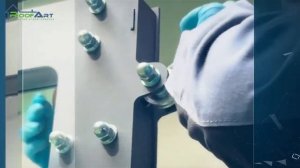 Установка Уличного Зонта на боковой опоре размером 3х3 метра
