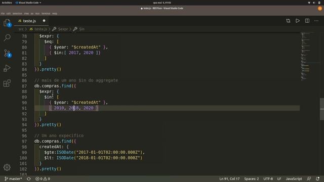 MongoDB - Buscando dados por data $expr смотреть онлайн