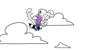 Каракули. Серия 20 - Как нарисовать стрекозу. Обучающие мультфильмы для малышей