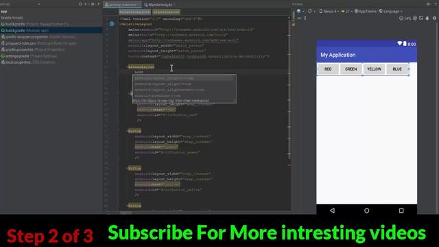 [ KOTLIN ] CHANGE COLOUR ON BUTTON CLICK || Android Studio || Tutorial for beginners смотреть онлайн