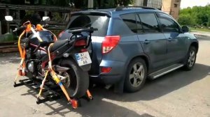Мотохвост. Багажники для перевозки мотоцикла Украина