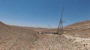 Установка электрического столба