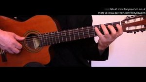From Me to You - Beatles fingerstyle guitar solo - link to TAB in description