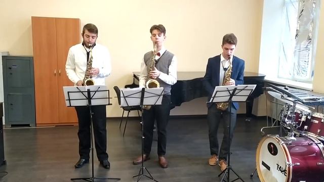 В Хартман Мадригал Трио саксофонов МИЭАкимченков Глеб, Вихров Артём, Малиновский Владимир смотреть онлайн