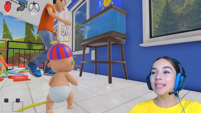 РЕБЕНОК ПРИГОТОВИЛ ГРИМАС ШЕЙК! Who's Your Daddy смотреть онлайн