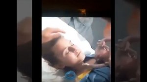 чуть не упал в обморок во время родов