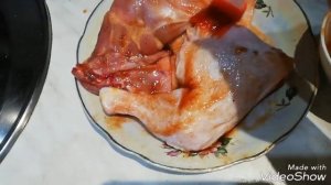 Окорочка в духовке в медовом соусе. Быстро и вкусно