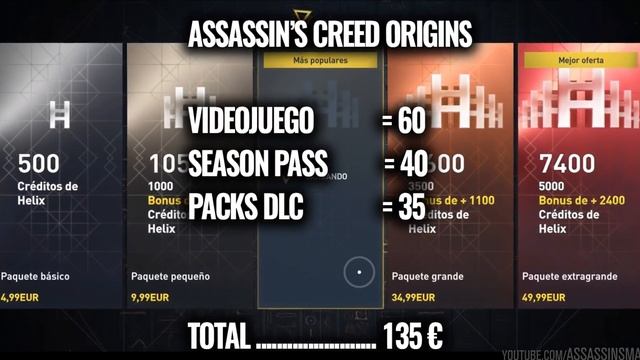 Assassin's Creed Origins | GAMEPLAY DLC Pack GLADIADOR | LA MEJOR ESPADA | ATUENDO ARMADURA ESPAÑOL смотреть онлайн