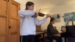 Isabelle Stevens: Kabalevsky Violin Concerto in C Major (1st Movement)