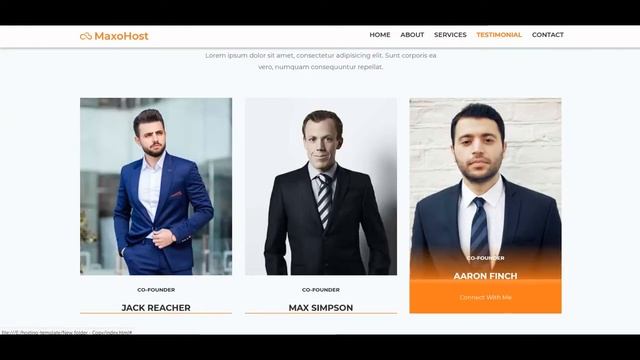 MaxoHost - Hosting HTML Template | Bootstrap Template смотреть онлайн