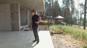 СТРОИТЕЛЬСТВО МОНОЛИТНО-КАРКАСНОГО ДОМА В СТИЛЕ HI-TECH. ЗАПОЛНЕНИЕ ГАЗОБЕТОНОМ. НАХИМОВСКОЕ