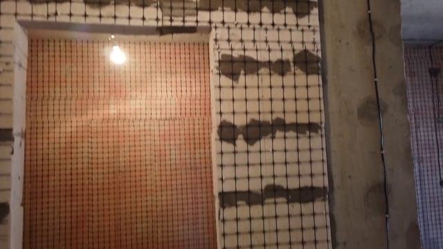 Армирование штукатурки базальтовой сеткой в основном на бетонные стены в новостройке!