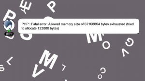 PHP : Fatal error: Allowed memory size of 67108864 bytes exhausted (tried to allocate 122880 bytes)