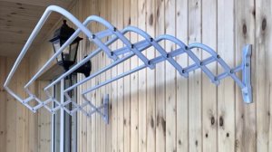 Cушилка для белья на балкон: потолочная, настенная (интересные идеи)