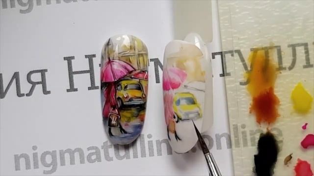 Осенние пейзажи. Акварель. /Обзор онлайн курса Лилии Нигматуллиной смотреть онлайн