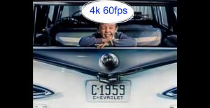 Колоризированная старая реклама CHEVROLET - отличная реклама 4k 60fps