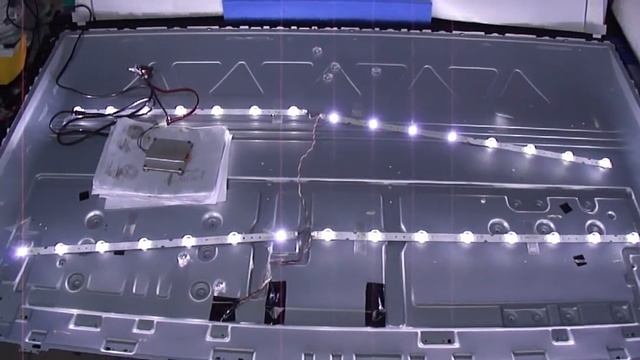 TCL L55P65US заколхозил светодиоды, снижение тока подсветки. смотреть онлайн