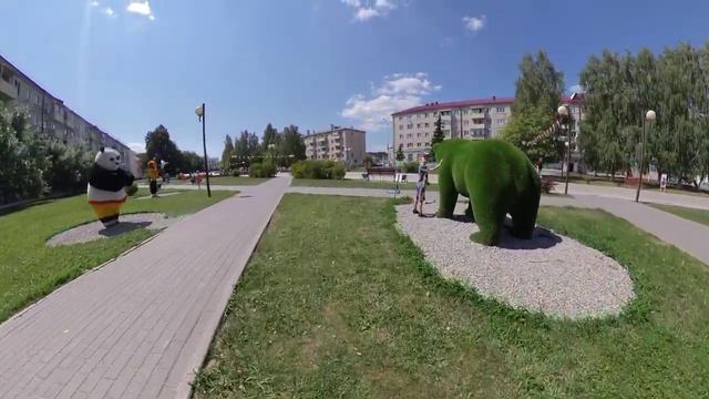 Площадь город Заводоуковск. insta 360 Onex смотреть онлайн