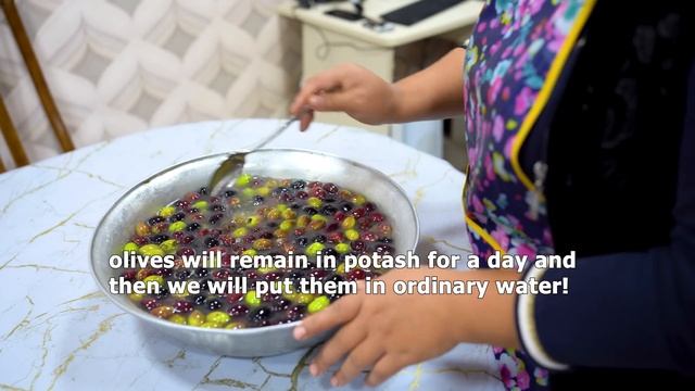 We Harvest Olives Made Olive Oil and Honey Cake (Pickled Olives)