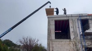 Бюджетный вариант плоской кровли, без бетонной плиты, утеплителя и разуклонки.