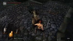 Как победить мечом Черного Рыцаря в Городе Нежити Dark Souls