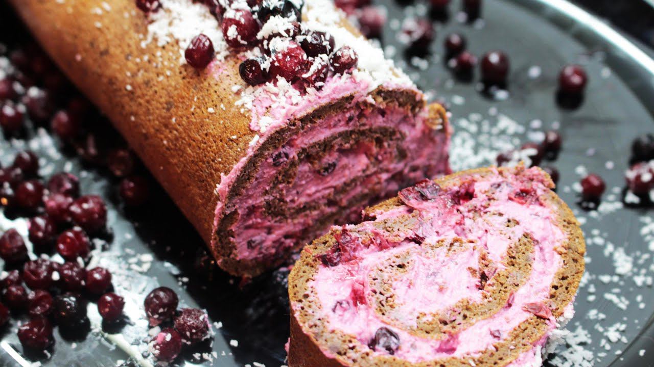 Невероятно вкусный ДИЕТИЧЕСКИЙ ШОКОЛАДНЫЙ РУЛЕТ на праздничный стол 2020