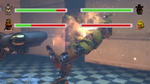 FNaF Nightmare VR vs Diner WITH HEALTHBARS