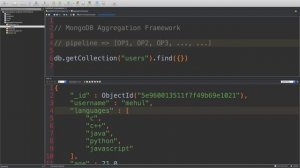 #3: Pipeline - MongoDB Aggregation Framework