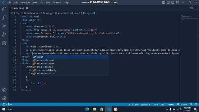 basic understanding of ID and class attributes in HTML  #html #attributes #htmlcss #css