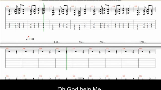 Tablatura One-Metallica смотреть онлайн