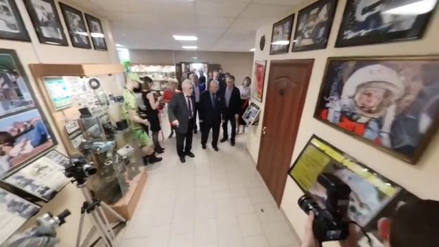 Открытие выставки об истории развития российской космонавтики. Подольск. 13 апреля 2022 года. смотреть онлайн