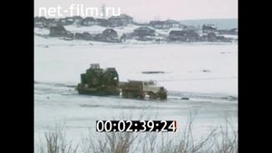 1979г. зимняя трасса Усть-Кут - Мирный. село Непа. Иркутская область. Якутия.