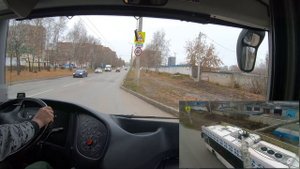 Из кабины и со штанги | Троллейбус УТТЗ - 6241 (Маз 203Т), Чебоксары.