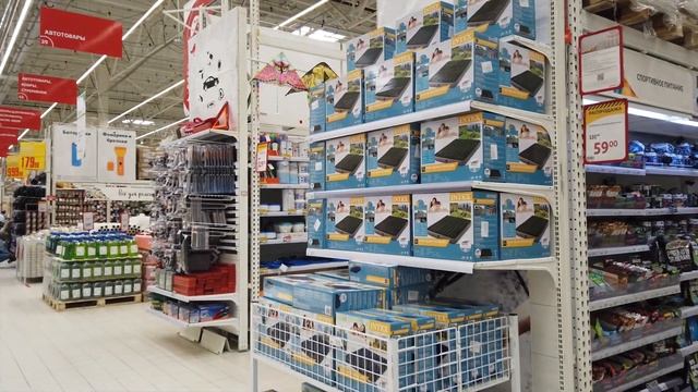 Прогулка по Новосибирску в 4K по МЕГе, Ашану смотреть онлайн