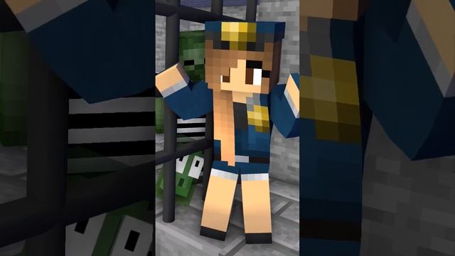 Cute Girl Dance With Zombie and Slime in Secret Prison | Monster School Minecraft Animation смотреть онлайн