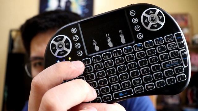 Best Keyboard For Your Android TV Box : i8 Wireless Mini Keyboard with RGB backlight